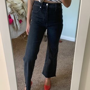 MADEWELL HIGH RISE CROPPED FLARE